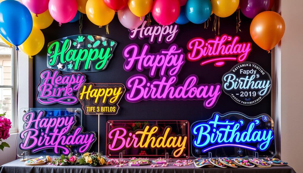 DIY birthday signs