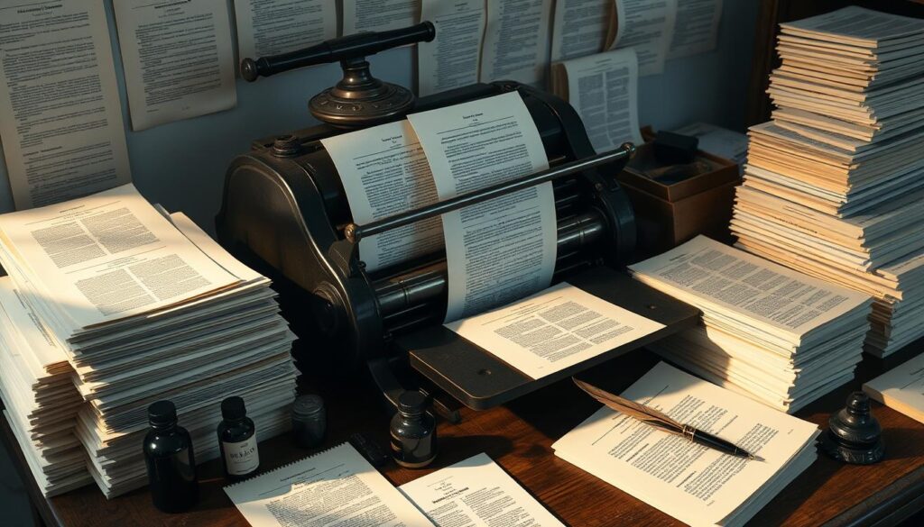 Obituary printing process