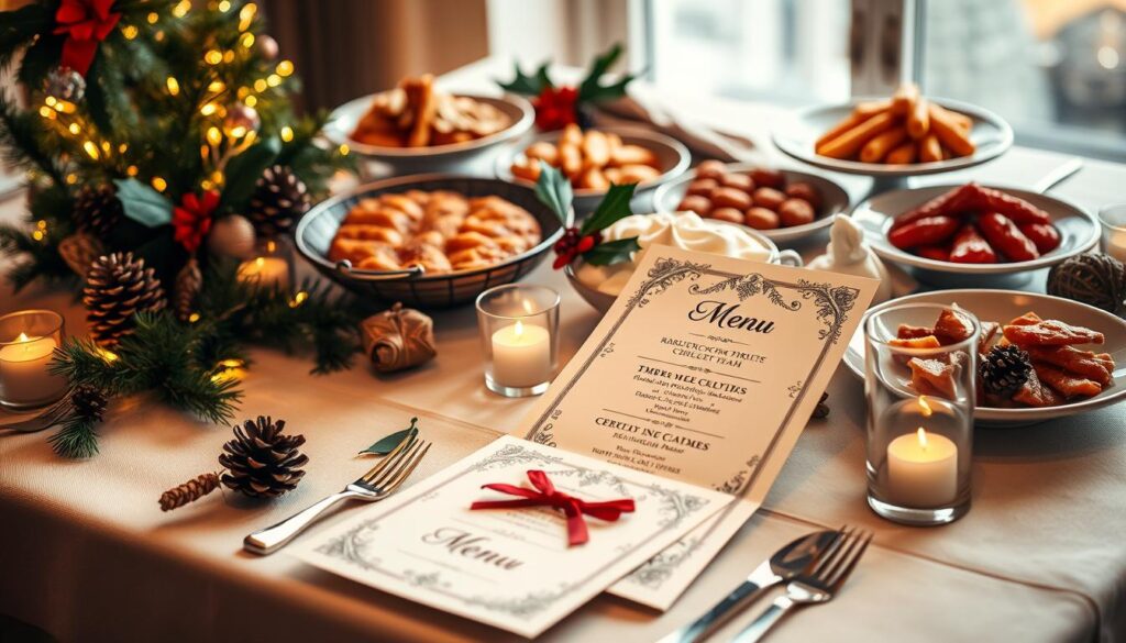 holiday menus