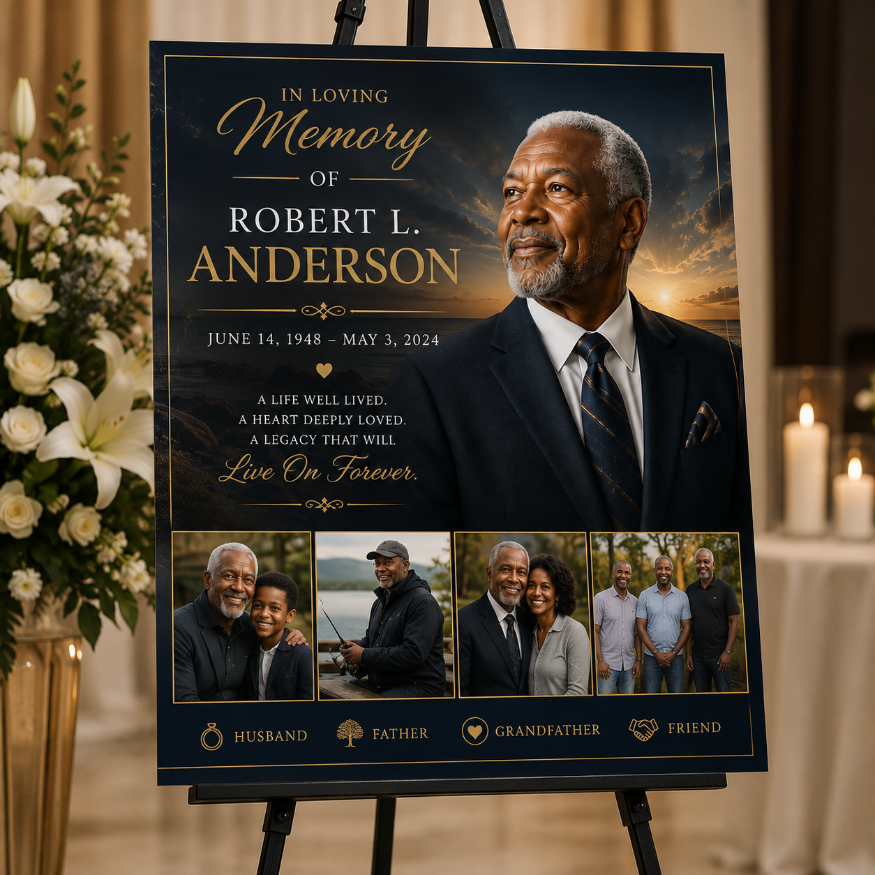 Memorial Poster Boards